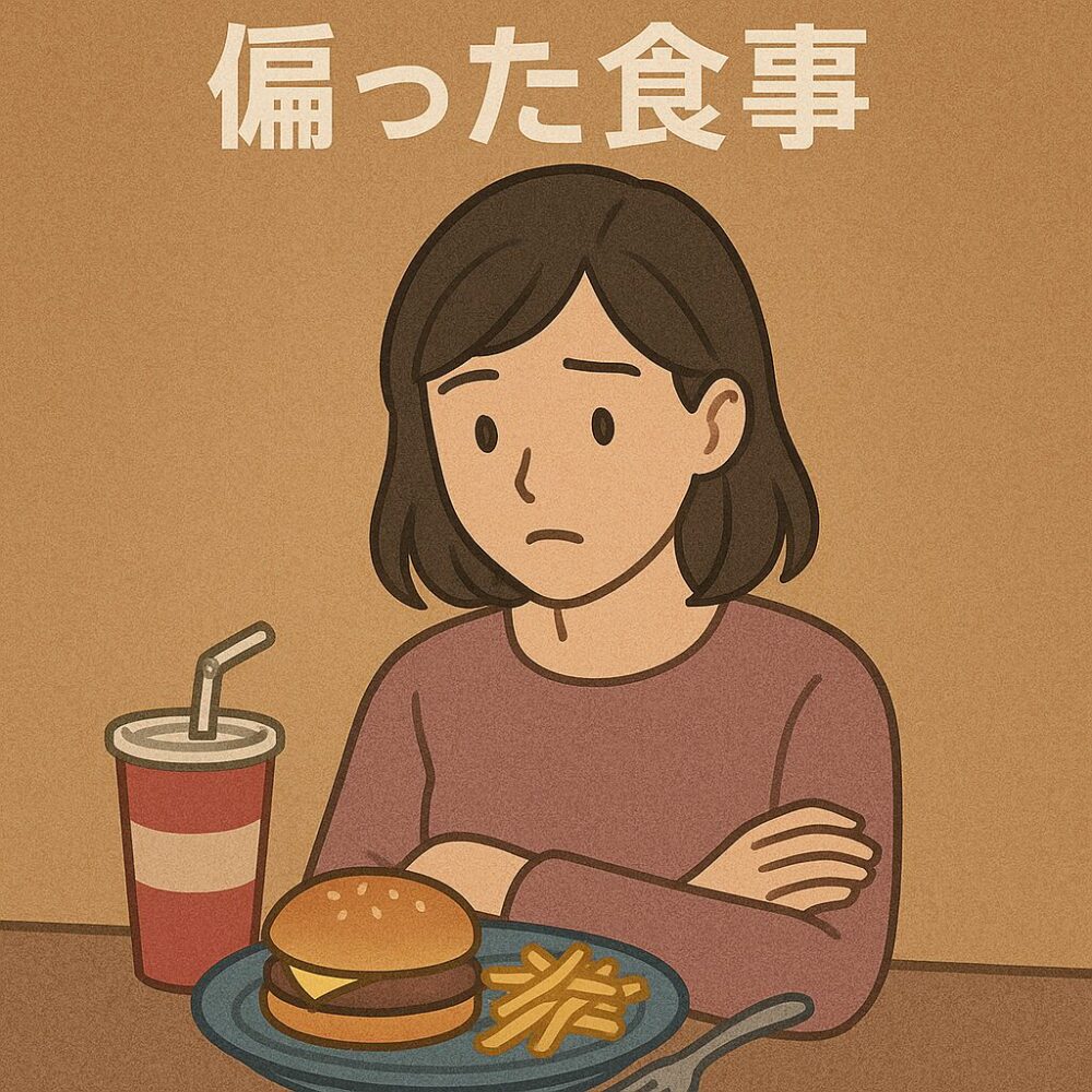 偏った食事